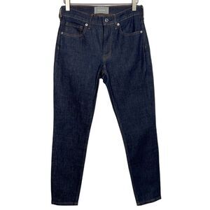 Everlane Blue Dark Wash The Authentic Skinny Ankle Jeans 26